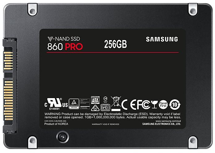 Dysk SSD Samsung 860 Pro 256GB, SATA 2.5"