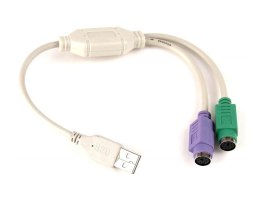 Przejściówka USB-PS/2 x2 Gembird UAPS12 (0,3 m) Gembird