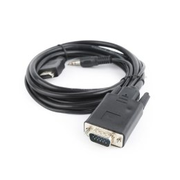 Adapter HDMI do VGA na kablu 3m z wtykiem mini Jack Gembird Gembird