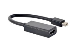 Adapter mini DisplayPort męski do HDMI żeński 4K 15 cm Gembird (czarny) Gembird