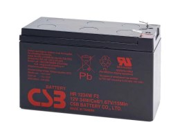 Akumulator żelowy wymienny 12V 9Ah HR1234W F2 CSB CSB