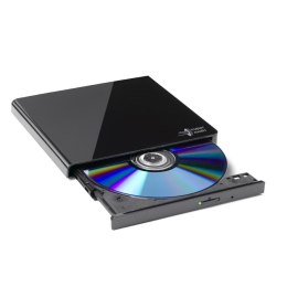Nagrywarka zewnętrzna DVD -/+ R/RW Slim USB HLDS GP57EB40 (czarna) HLDS