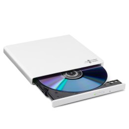 Nagrywarka zewnętrzna DVD -/+ R/RW Slim USB HLDS GP57EW40 (biała) HLDS