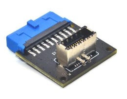 Adapter USB 3.1 Front Panel Socket Type-E (żeński) do USB 3.0 20 Pin Header (męski) NTT System