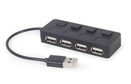 Hub USB 2.0 4-Portowy Gembird (czarny) Gembird