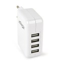 Ładowarka sieciowa USB Gembird 4 porty USB 3.1 (biała) Gembird