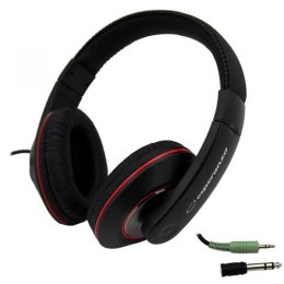 Słuchawki nauszne stereo Esperanza HIP-HOP EH121 (czarne) Esperanza