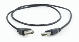 Kabel przedłużacz USB 2.0 Gembird AM-AF 0,75 m (czarny) Gembird