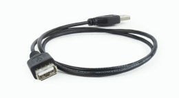 Kabel przedłużacz USB 2.0 Gembird AM-AF 0,75 m (czarny) Gembird