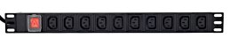 Listwa zasilająca do szaf Rack (PDU) Gembird EG-PDU-10C132C19 wtyk C19 1U (3m) Gembird